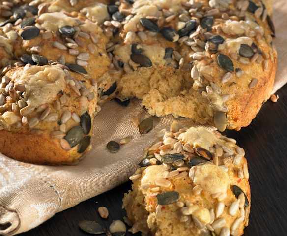 Körner-Sonne mit Gemüse