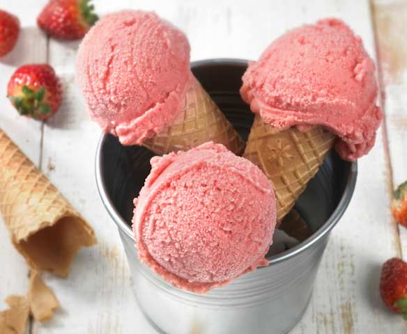 Pratik Çilekli Dondurma