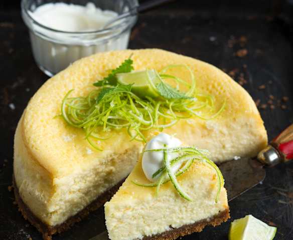 Limetten-Cheesecake