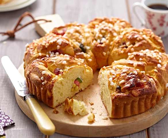 Brioche roulée comme une galette des Rois