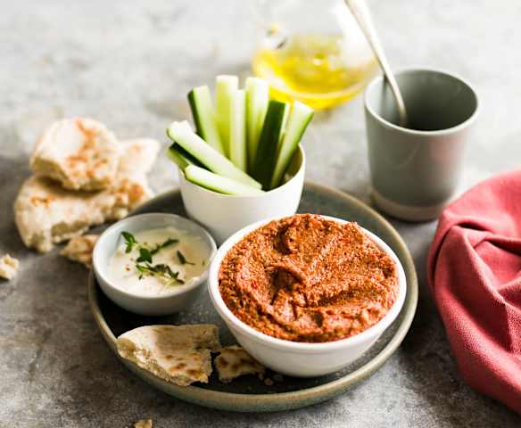 Dip de poivron (Mouhamara)