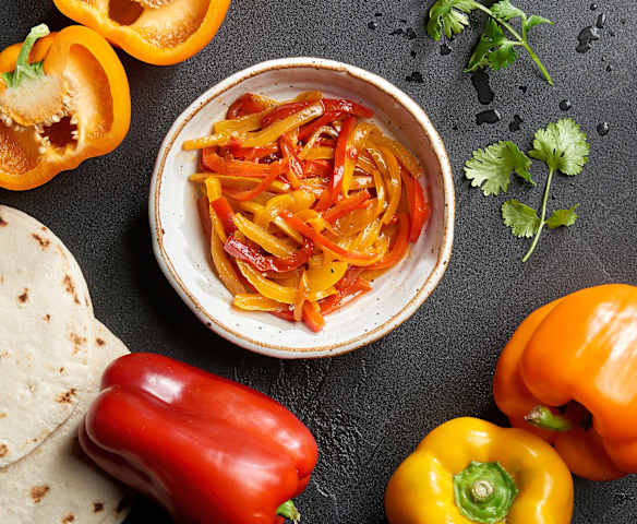 Sautéing 7 oz Bell Pepper
