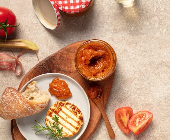 Rhabarber-Tomaten-Marmelade