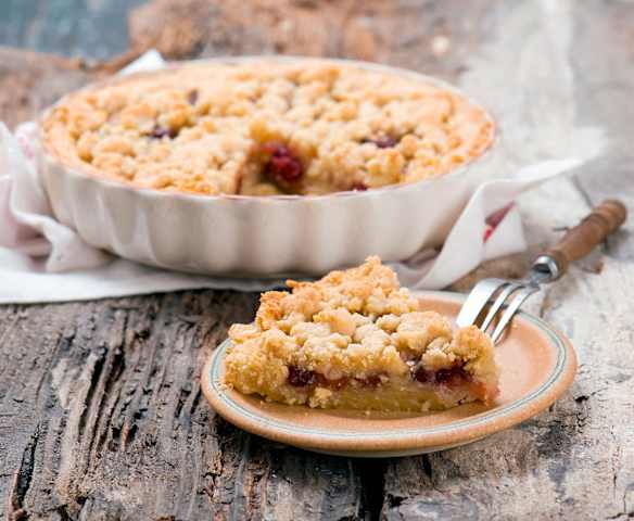 Ciasto z gruszkami i kruszonką