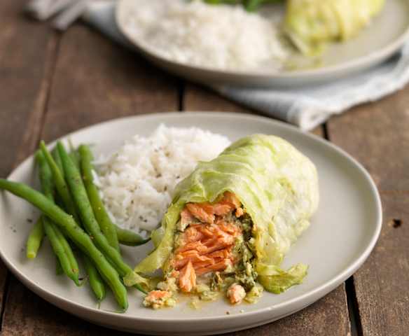 Thai Steamed Trout Parcels