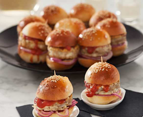 Mini hamburger di tonno