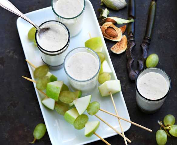 Soupe glacée aux amandes