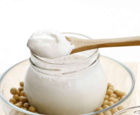 Iogurte de soja com coco