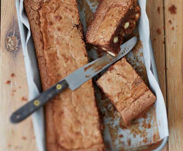 Brownie au chocolat au lait et aux amandes