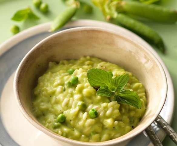 Pea and Mint Risotto Pea and Mint Risotto