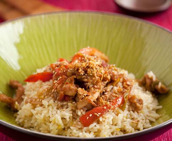 Nasi Goreng z kurczakiem Nasi Goreng z kurczakiem