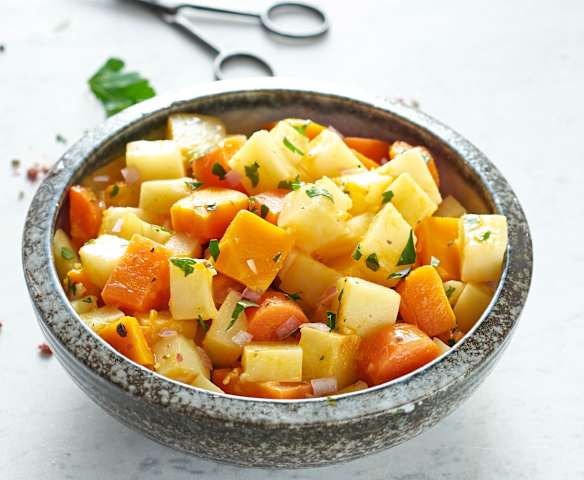 Salade de légumes à la vapeur