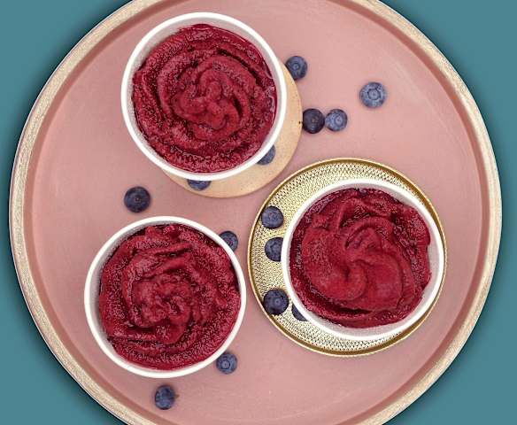 Frozen-Heidelbeer-Joghurt