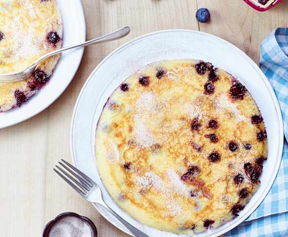 Blaubeer-Pfannkuchen