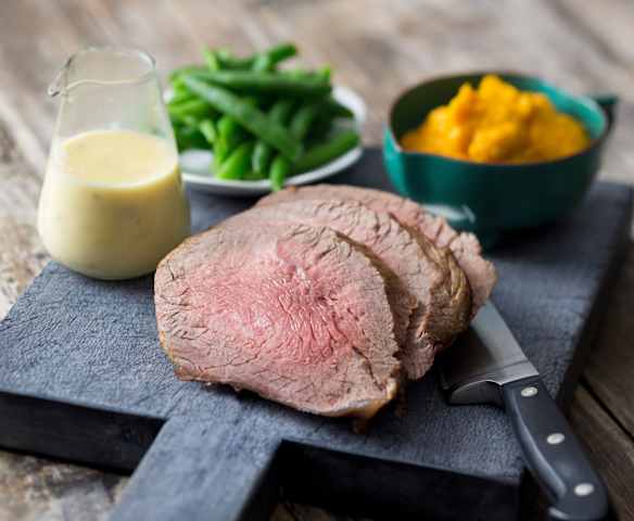 Roastbeef s hořčičnou omáčkou