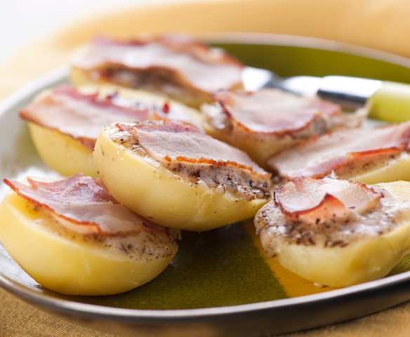 Käsekartoffeln vom Backblech Käsekartoffeln vom Backblech