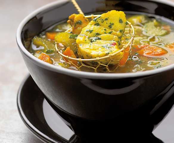 Fondue de lotte au curcuma