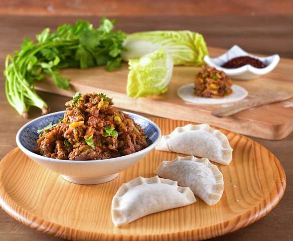 辣白菜牛肉水餃