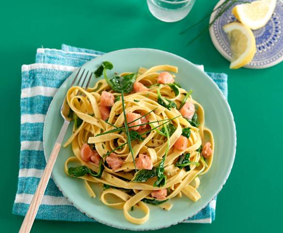 One pot pasta saumon-épinard