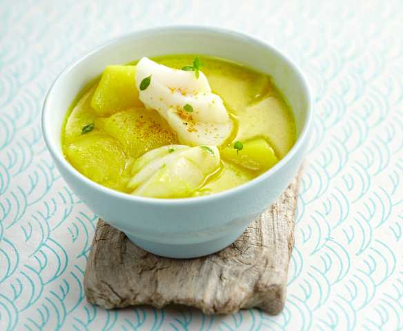 Soupe de poisson au curry