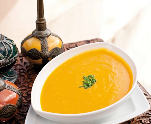 Sopa de zanahoria, naranja y jengibre (La soupe des amoureux)
