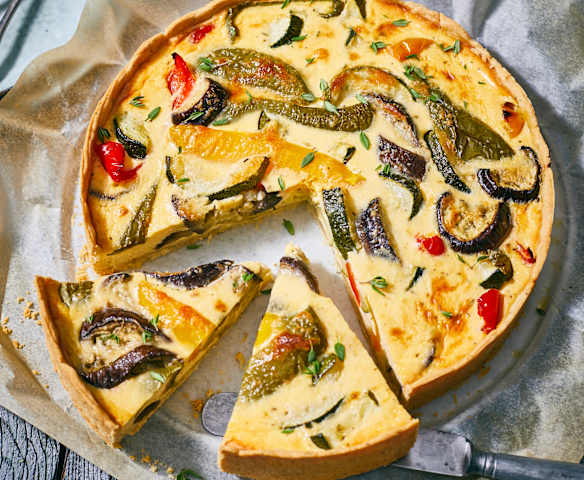 Mediterrane Gemüsequiche