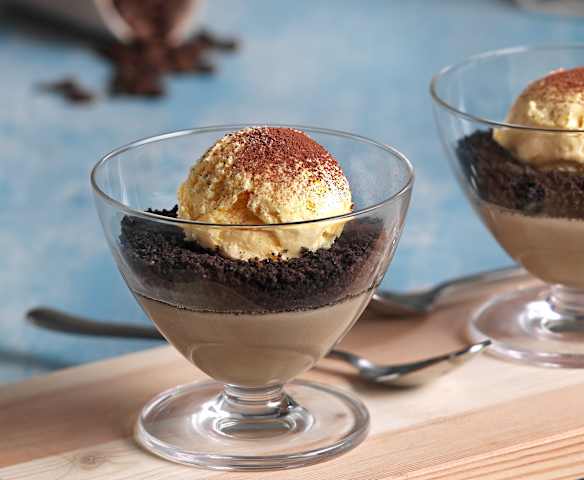 巧克力咖啡奶冻