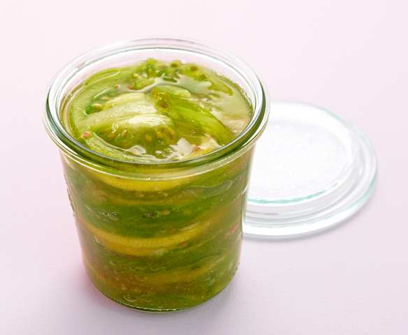 Confiture de tomates vertes