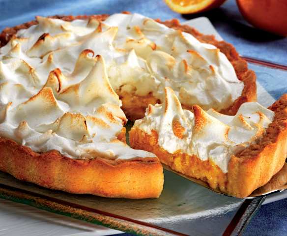 Crostata meringata all'arancia