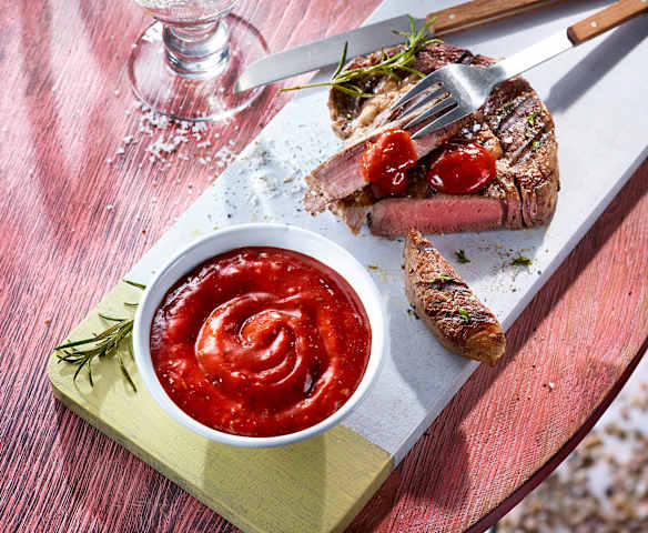 Rote Grillsauce für Fleisch und Geflügel