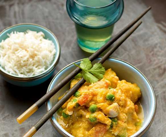 Curry de poulet Thaï rapide