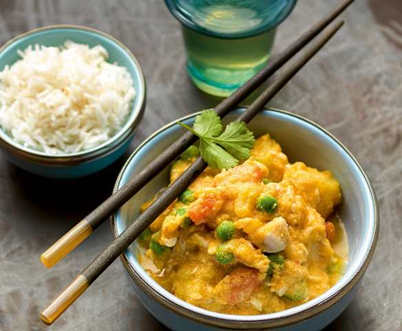 Schnelles Thai-Hühnchencurry