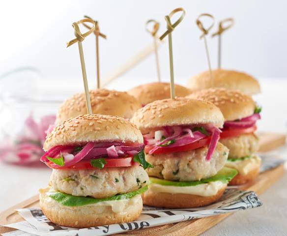 Hamburguesas de pez espada