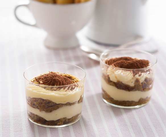 Bicchierini al tiramisú (per 2 persone)