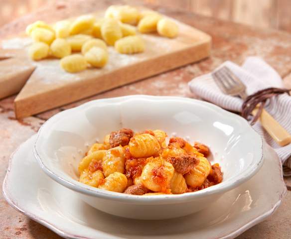 Gnocchi al sugo di anatra