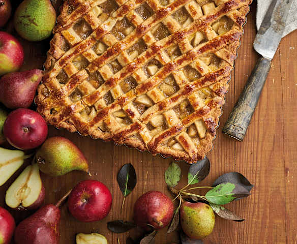 Tarte de maçã e pêra