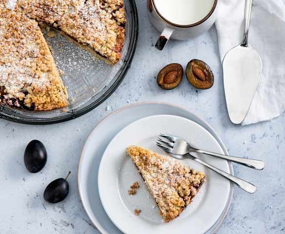 Szybkie ciasto ze śliwkami