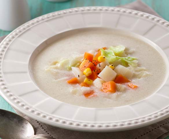 山藥豆奶蔬菜濃湯