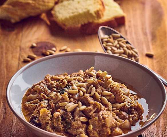 Caponata di pesce spada e melanzane Caponata di pesce spada e melanzane