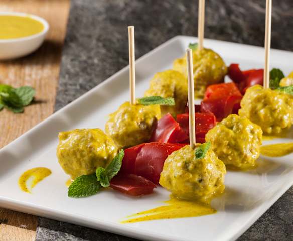 Polpettine al curry