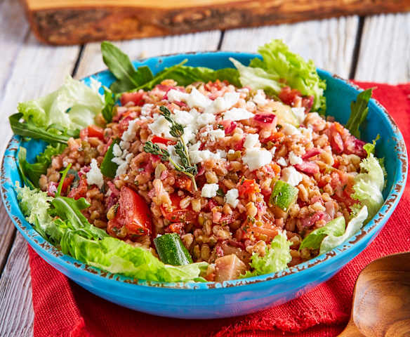 Mediterranean Farro Salad Mediterranean Farro Salad