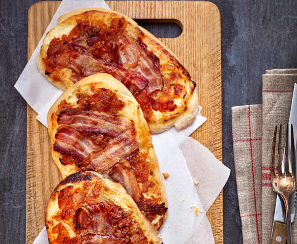 Knusprige Baconschnitten