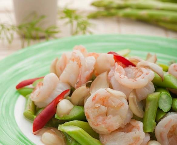 蘆筍炒蝦仁