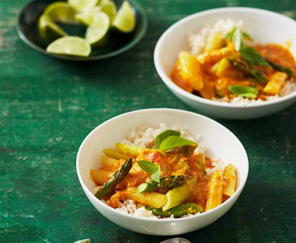 Thailändisches Spargelcurry