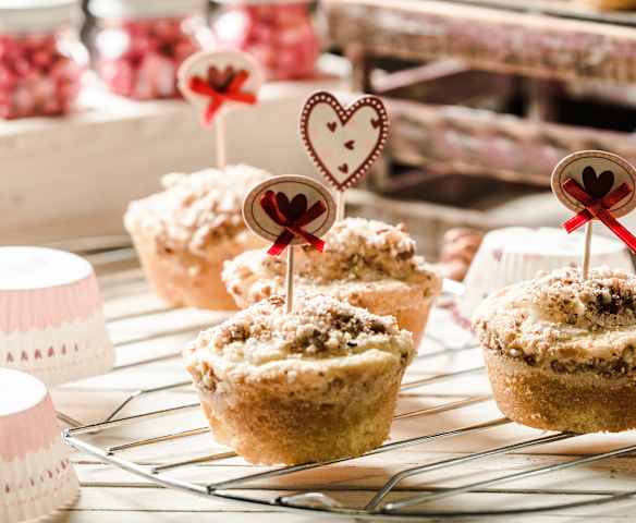 Panquecitos de nuez y vainilla