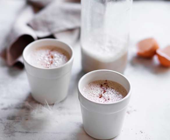 Spiced almond eggnog
