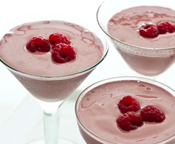 Sorbete de vino tinto