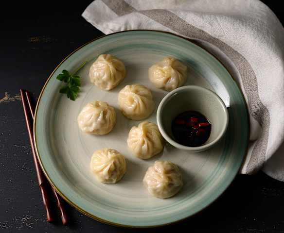 Soup dumplings (xiao long bao)