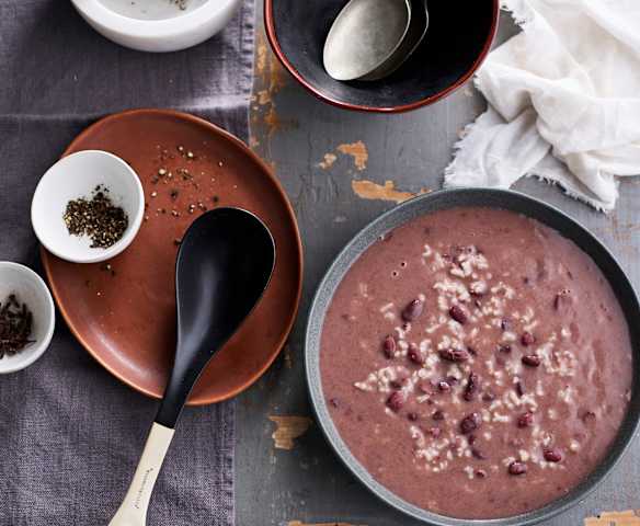 Sopa de feijão com arroz