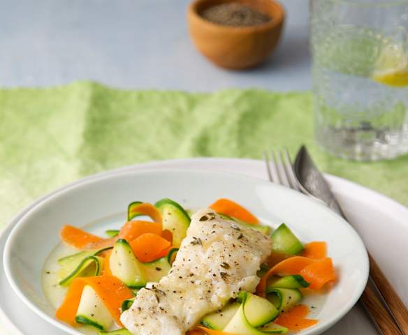 Braised Cod with Thyme and Lemon Braised Cod with Thyme and Lemon